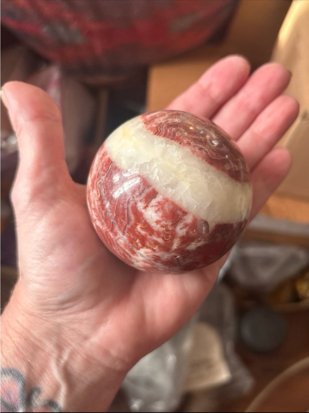 Pork stone Bacon stone Sphere